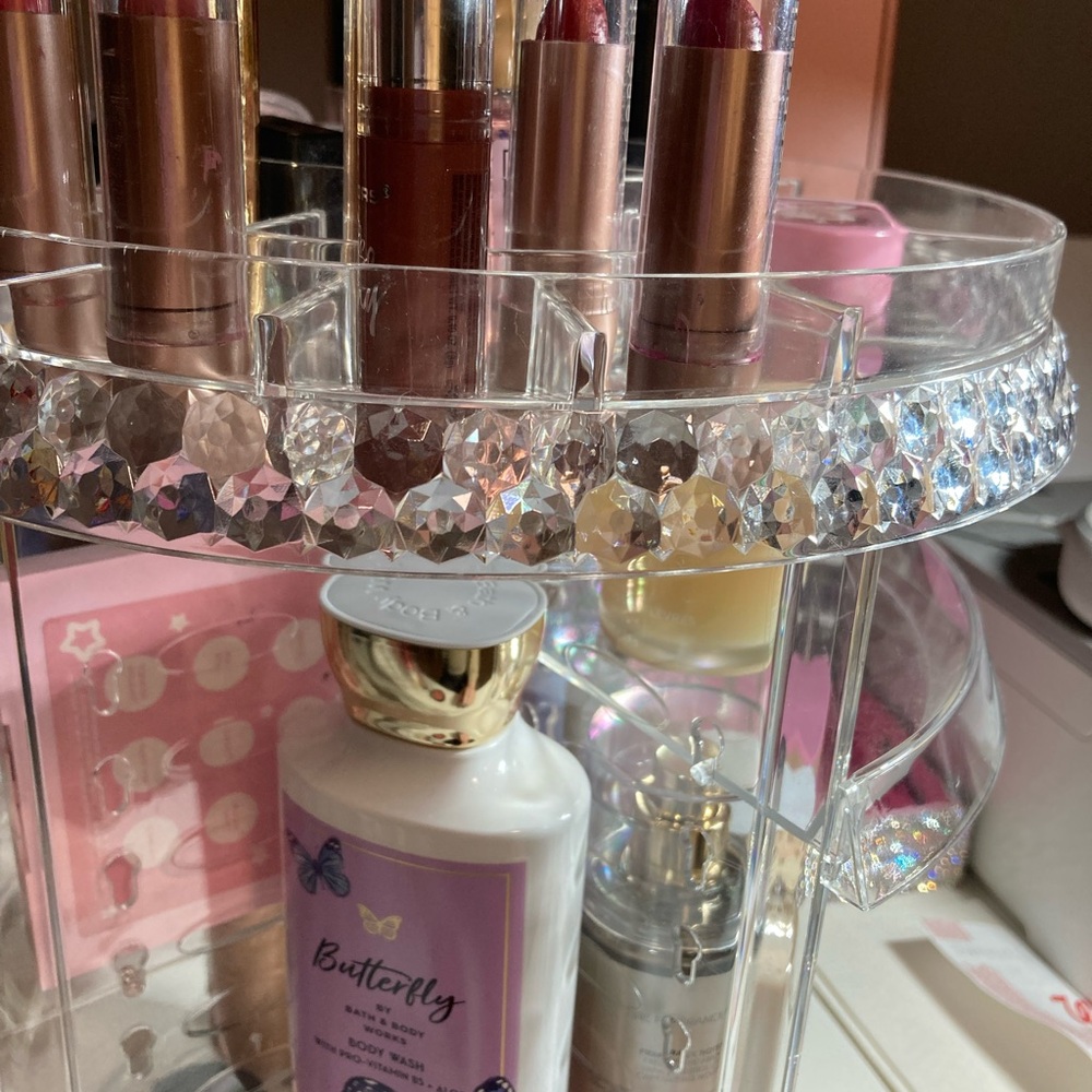 Spinning Cosmetic organizer, Acrylic, Products not included, Lots of Storage - Picture 4 of 11